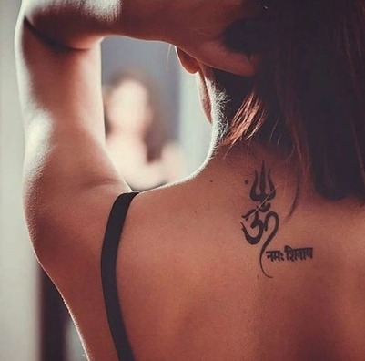 “OM” Mantra Tattoo